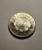 Singapore 10 Dollars Dolari 1977 UNC