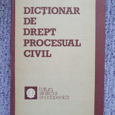 DICTIONAR DE DREPT PROCESUAL CIVIL – MIRCEA N. COSTIN 1983, 471 pag, stare buna