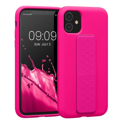 Husa Kwmobile pentru Apple iPhone 11, Silicon, Roz, 58280.77 foto