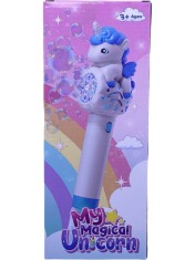 Jucarie iribal bagheta electrica unicorn de facut baloane sapun