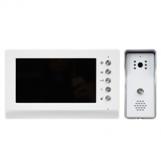 Resigilat : Interfon video PNI House 423, ecran LCD 7 inch, camera de exterior, ni