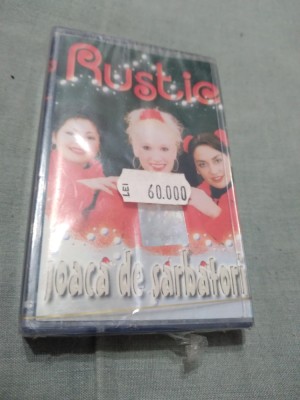 CASETA AUDIO RUSTIC-JOACA DE SARBATORI RARA!! SIGILATA foto