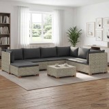 Cumpara ieftin 8 buc. Set de lounge din ratan cu perne GENDT Ratan Natural