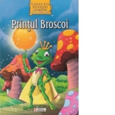 Printul Broscoi - Carte de colorat + poveste (Colectia Povesti clasice de colorat, format A4) foto