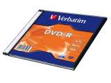 Verbatim dvd-r single wrap sc matt silv