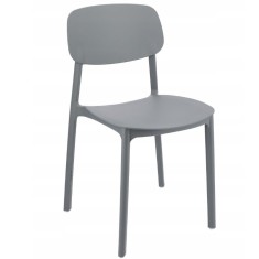 SCAUN DE PLASTIC,GRI, AZYX