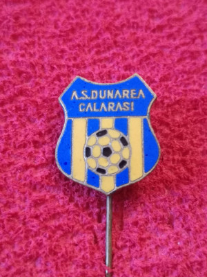 Insigna fotbal - AS &amp;quot;DUNAREA&amp;quot; CALARASI (varianta 1) foto