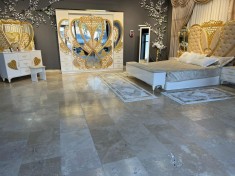 Dormitor complet Royal crem saltea inclusa 180x200cm