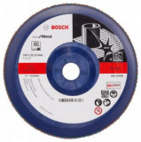 Cumpara ieftin Disc de slefuire evantai BOSCH X571 pentru metal ,D 180 mm; G 60, versiunea dreapta ,plastic