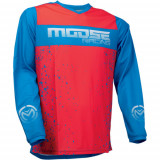 Tricou atv/cross MooseRacing Qualifier, culoare albastru/rosu, marime S Cod Produs: MX_NEW 29106629PE