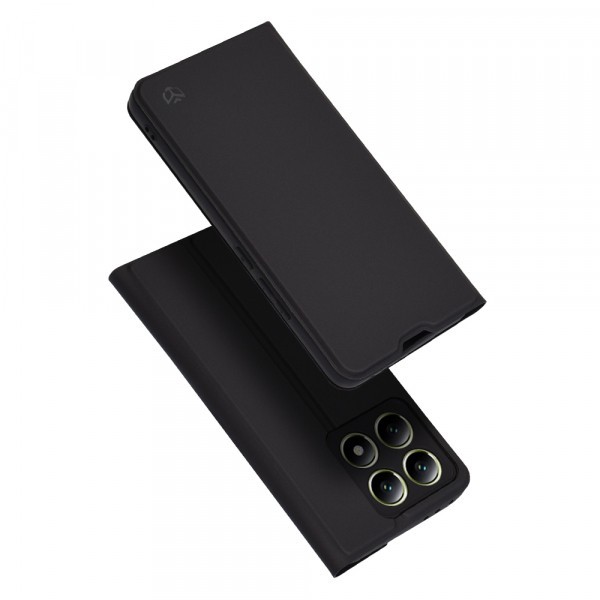 Husa pentru Xiaomi 14T, Techsuit, Magskin Book, Neagra