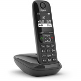 Telefon fara fir DECT S30852-H2816-R601, Caller ID, Agenda 100 contacte, Tastatura Iluminata, Negru, Gigaset