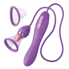 Stimulator Her Ultimate Pleasure Max, Licking&amp;Vibrating&amp;Sucking, Silicon, USB, Mov