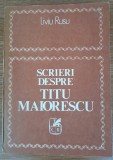 Scrieri despre Titu Maiorescu, Liviu Rusu