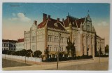 TIMISOARA , LICEUL DE FETE ( AZI COLEGIUL NATIONAL PEDAGOGIC ) , CARTE POSTALA ILUSTRATA , 1921