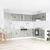 Cumpara ieftin Dulap de bucătărie cu ușă Lucca 2 pcs Gri 80 x 46 x 81.5 cm
