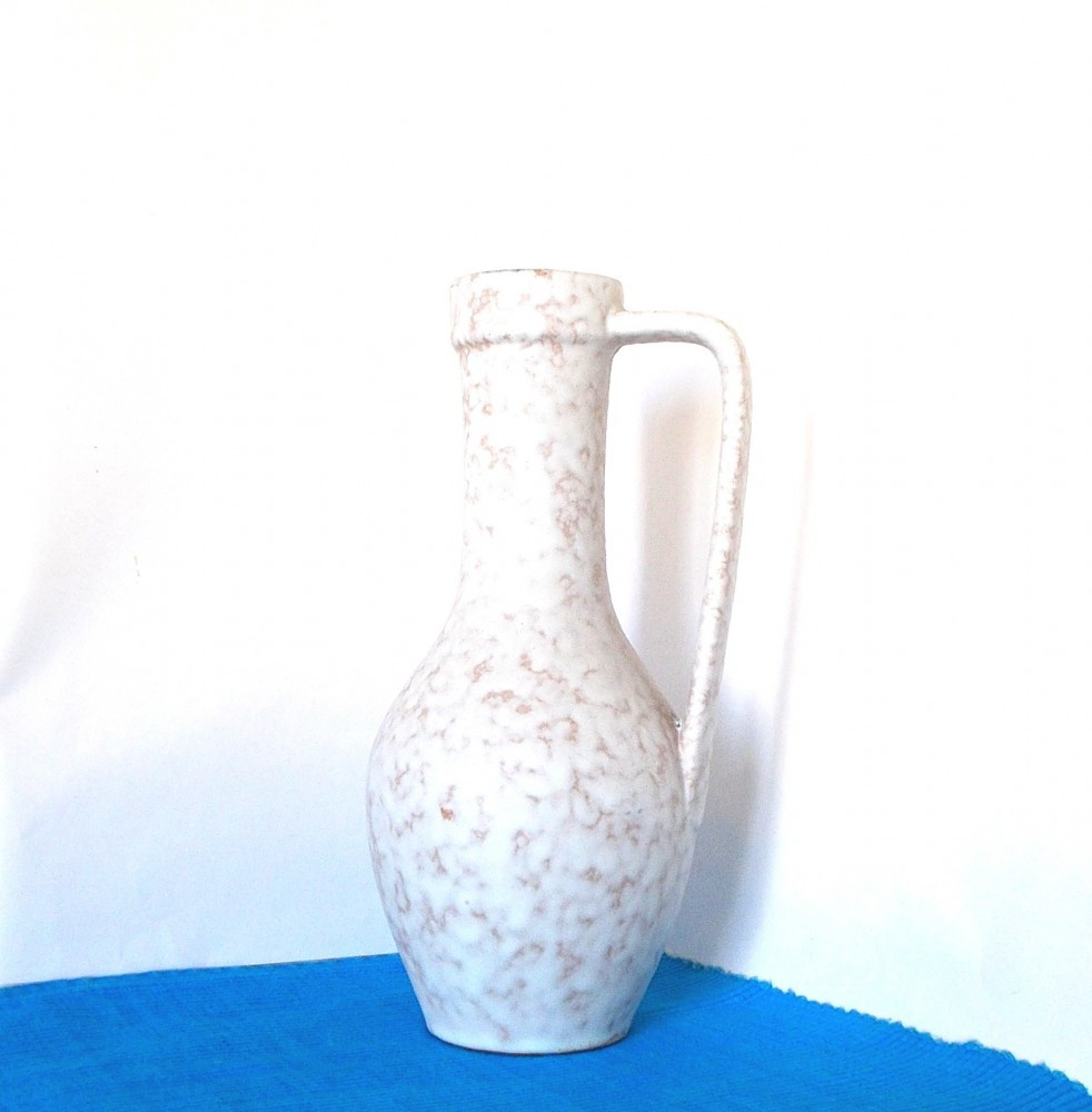 Vaza cu ansa, ceramica emailata, hand made - marcaj Carstens Tonnieshof,  Austria | Okazii.ro