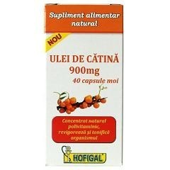 Ulei de catina 900 mg 40 capsule moi - Hofigal Ulei de catina 900 mg 40 capsule moi - Hofigal