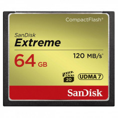 Card de memorie Sandisk Extreme 64GB Compact Flash Clasa 10 UHS-I foto