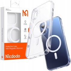 Mcdodo Caz Magnetic Caz Clar Armat Pentru Magsafe Iphone 16
