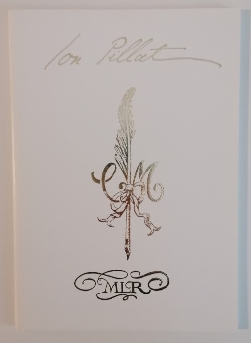 Ion PILLAT - Gradina intre ziduri (editie bibliofila)