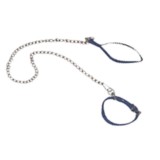 Cumpara ieftin Zgarda pentru caine din sintetic cu lesa din lant, nr 296,2 cm x 100 cm