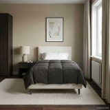 vidaXL Pilotă de vară Patos Antracit 140 x 200 cm Microfibră 42025906