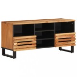 Cumpara ieftin Dulap TV, 100x34x46 cm, lemn masiv de acacia