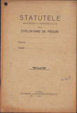K1036 Statutele Societatii cooperative pentru exploatare de paduri 1919
