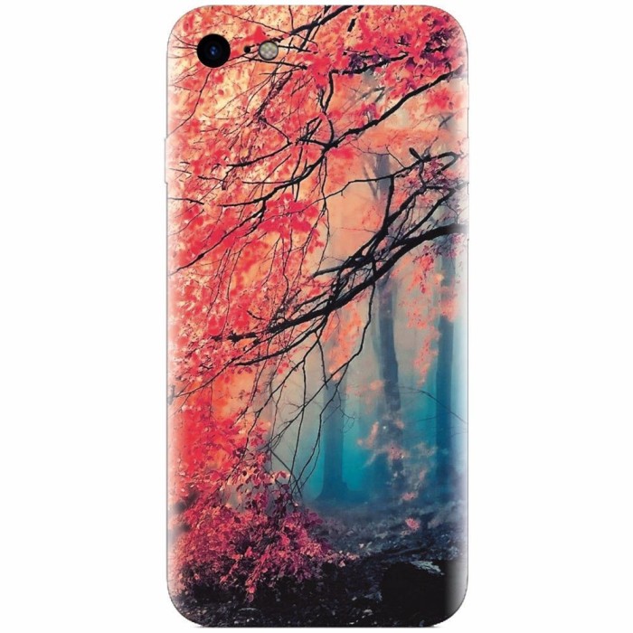 Husa silicon pentru Apple Iphone 5c, Morning Fog Inest Nature