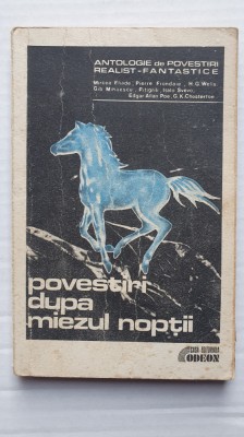 Povestiri dupa miezul noptii, antologie de povestiri realist fantastice, 1991 foto