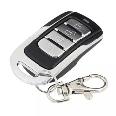 Telecomanda universala cu auto-invatare, cod fix 433,92 MHz, 4 canale, metal ABS, design compact, 60 x 30 x 14 mm, negru foto