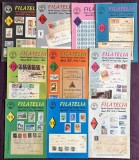 Romania 1995 - Lot 10 reviste filatelice romanesti FILATELIA / An XLIV incomplet