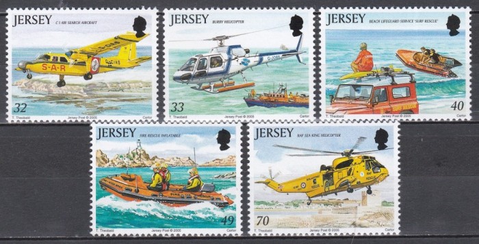 Jersey 2005 - A 25-a aniversare a Serviciilor Aeronautice ale Insulelor Canalului (CIAS), MNH