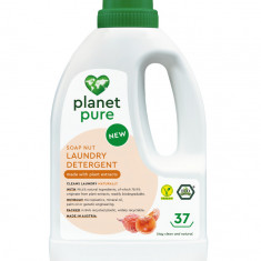 Detergent bio lichid pentru rufe - nuci de sapun - 1.48 litri, Planet Pure