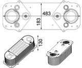 MAHLE CI 233 000P Intercooler, compresor