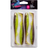 Shad FOX Rage Slick Shad Ultra UV Green Pumpkin 11cm 4buc/blister