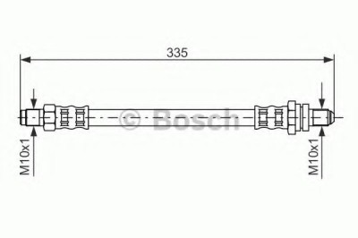 Conducta / cablu frana FORD FIESTA IV (JA, JB) (1995 - 2002) BOSCH 1 987 476 600 foto