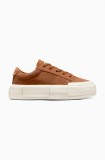 Converse tenisi din piele intoarsa Chuck Taylor All Star Cruise culoarea maro, A10090C