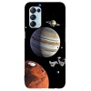 Husa compatibila cu Oppo A77 model Living Among Planets, Silicon, TPU, Viceversa, Transparent, Carcasa