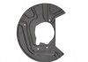 Protectie stropire disc frana Bmw X3 (E83), 06.2003-11.2010, fata, Stanga, aluminiu