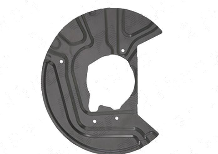 Protectie stropire disc frana Bmw X3 (E83), 06.2003-11.2010, fata, Stanga, aluminiu