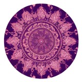 Cumpara ieftin Sticker decorativ Mandala, Mov, 60 cm, 8105ST, Oem