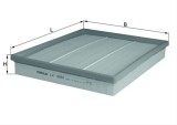 Filtru aer KNECHT LX1683