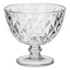 Bol Sticlă, Diamond, Transparent, Capacitate 300ml, Diametru 11cm, &Icirc;nălțime 10cm, Potrivit pentru Mașina de Spălat Vase, Oem