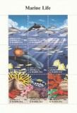 Antigua si Barbuda 2008 - Fauna , Pesti , Bloc 9 valori , dantelate , MNH ,Mi.Bl.1528