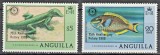 Anguilla 1980 - Rotary, supratipar pe fauna, serie neuzata