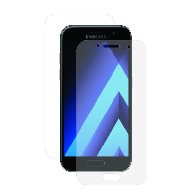 Folie plastic samsung galaxy a3 2017 fata-spate transparent foto