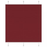 vidaXL Jaluzea plisată Bordeaux Roșu 45x150 cm Lățime țesătură 44,4 cm