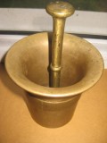 B581- Mojar bronz masiv 3 kg anii 1900-1930.